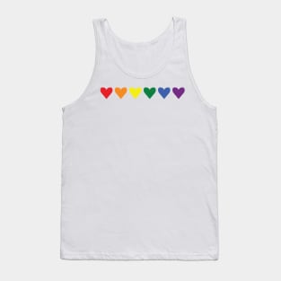 Rainbow Hearts Tank Top